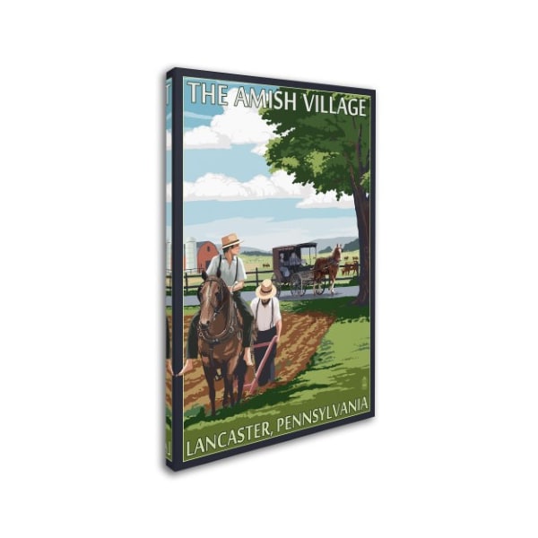 Lantern Press 'Amish 2' Canvas Art,22x32